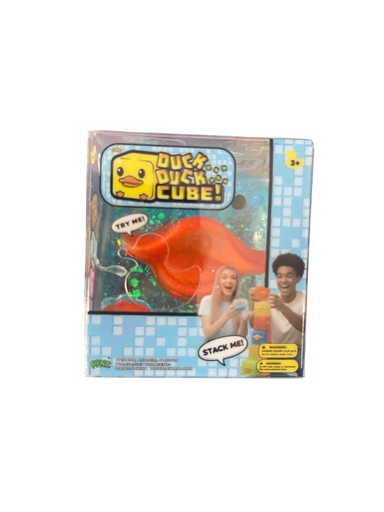 Duck Duck Cube Other - Duck Duck Cube! Sensory Squishy Toy - Glittery Blue